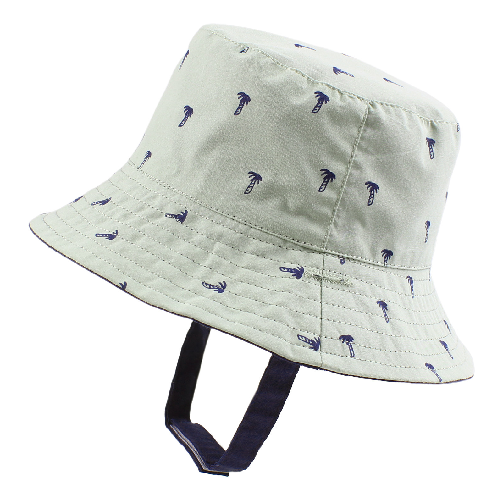 Caps Hats Spring Summer Kids Fisherman Hat Coconut Tree Boys Girls Sunscreen Bucket Cap Outdoor Sun Hat Panama Beach Sunshade Accessories 230313