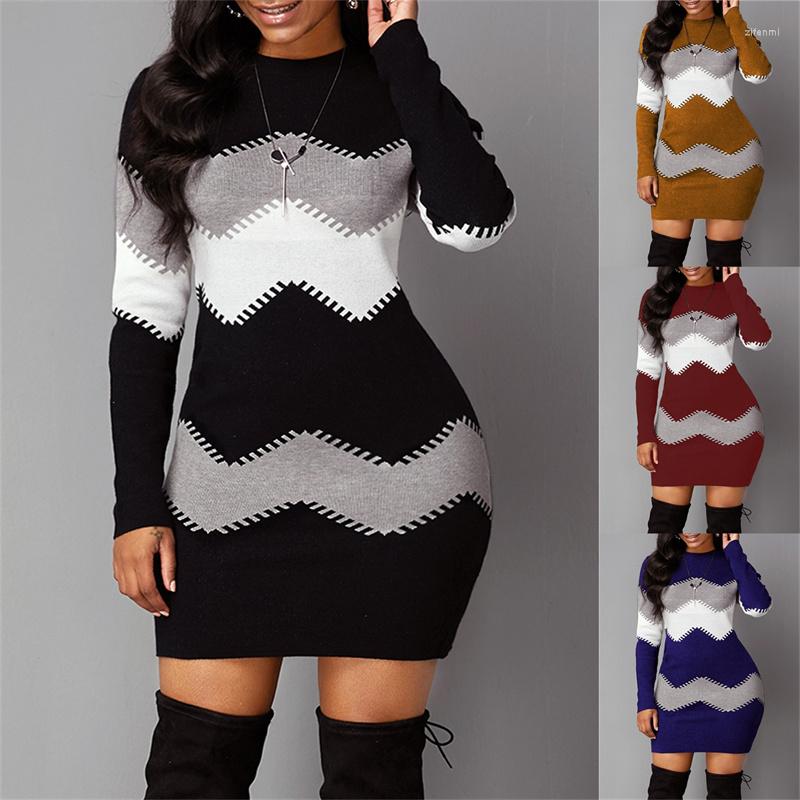 Casual Dresses Ladies Leisure Home Soft Waxy Dress Autumn And Winter Contrast Stripe Long Sleeve O-neck Slim Bottoming, Black
Casual Dresses Ladies Leisure Home Soft Waxy Dress Autumn And Winter Contrast Stripe Long Sleeve O-neck Slim Bottoming, Black