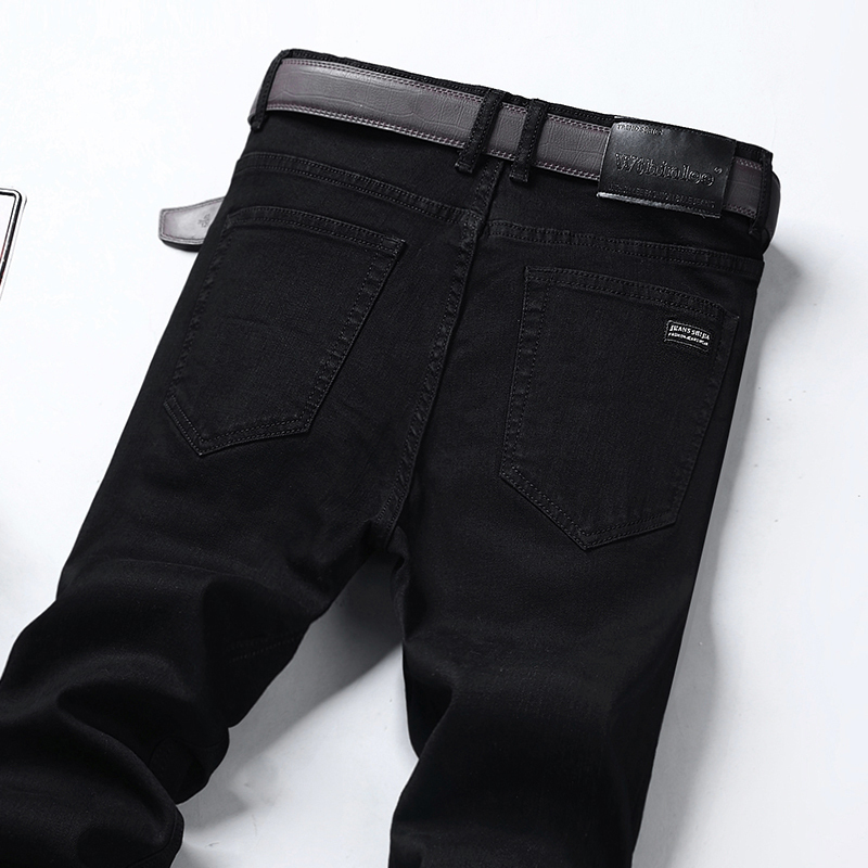 Men's Jeans Black Branded Men'S Stretch Spring Summer Business Casual Loose Straight Denim Trousers Male Autumn Slim Pants 230313, 201-black
Men's Jeans Black Branded Men'S Stretch Spring Summer Business Casual Loose Straight Denim Trousers Male Autumn Slim Pants 230313, 201-black