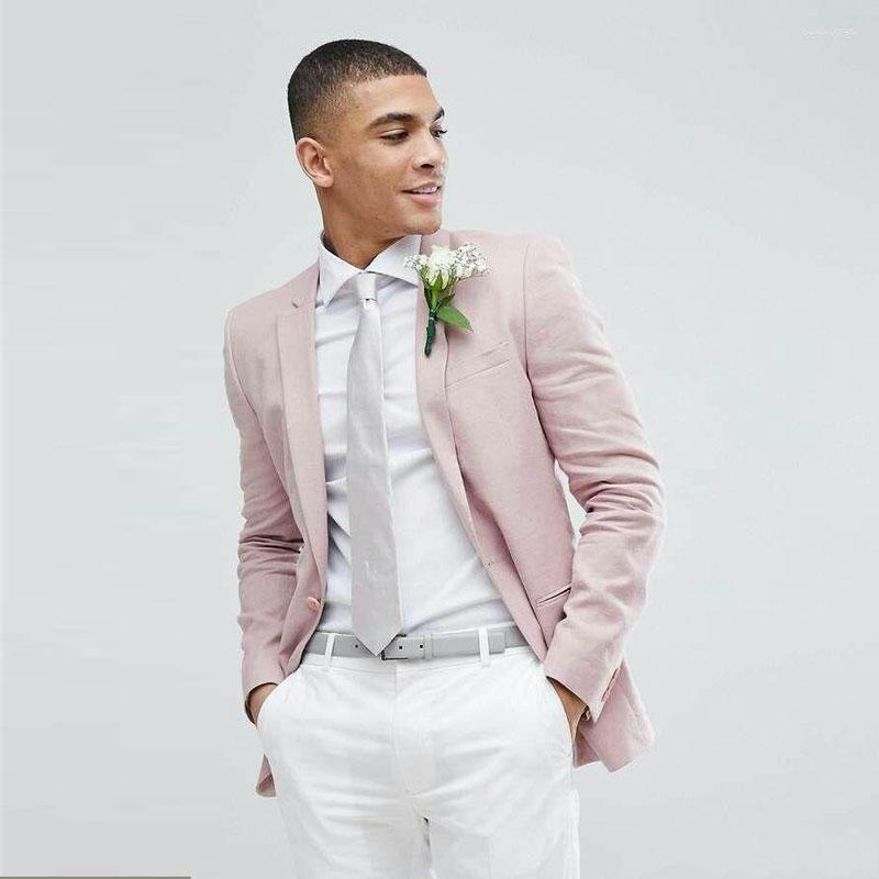 Men's Suits Costume Homme Pink Men White Trousers For Wedding Groom Tuxedos Summer Groomsmen Blazer Mariage Party 2 Pcs Casual Trajes, Dark grey
Men's Suits Costume Homme Pink Men White Trousers For Wedding Groom Tuxedos Summer Groomsmen Blazer Mariage Party 2 Pcs Casual Trajes, Dark grey