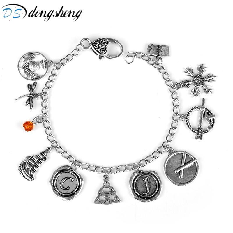 Link Bracelets Dongsheng Charm Bracelet Outlander Themed Scottish Thistle Irish Scotland's National Symbol Snowflake Wristlet Anklet-2 Chain
Link Bracelets Dongsheng Charm Bracelet Outlander Themed Scottish Thistle Irish Scotland's National Symbol Snowflake Wristlet Anklet-2 Chain