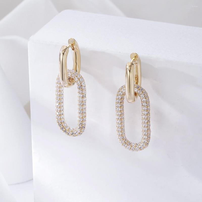 Hoop Earrings Gold CZ Crystal Pendant Trendy Exquisite Silvery Geometric Oval Copper For Woman Gifts 2023
Hoop Earrings Gold CZ Crystal Pendant Trendy Exquisite Silvery Geometric Oval Copper For Woman Gifts 2023