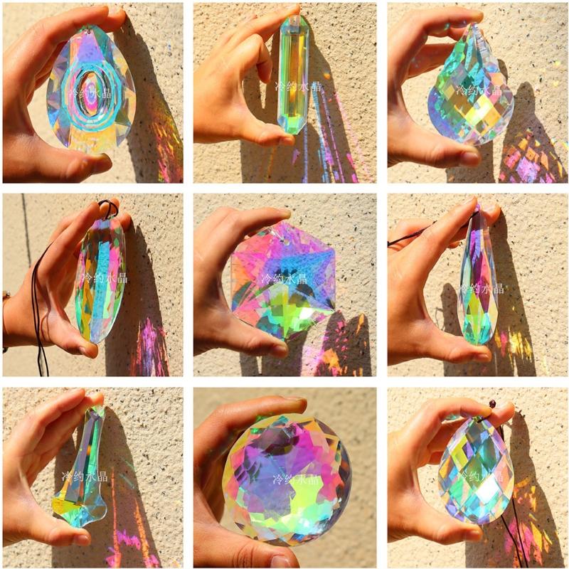 Pendant Necklaces Colorful Crystal Chandelier Drops Pendants Prisms Hanging Glass Suncatcher Home Car DecorationPendant
Pendant Necklaces Colorful Crystal Chandelier Drops Pendants Prisms Hanging Glass Suncatcher Home Car DecorationPendant