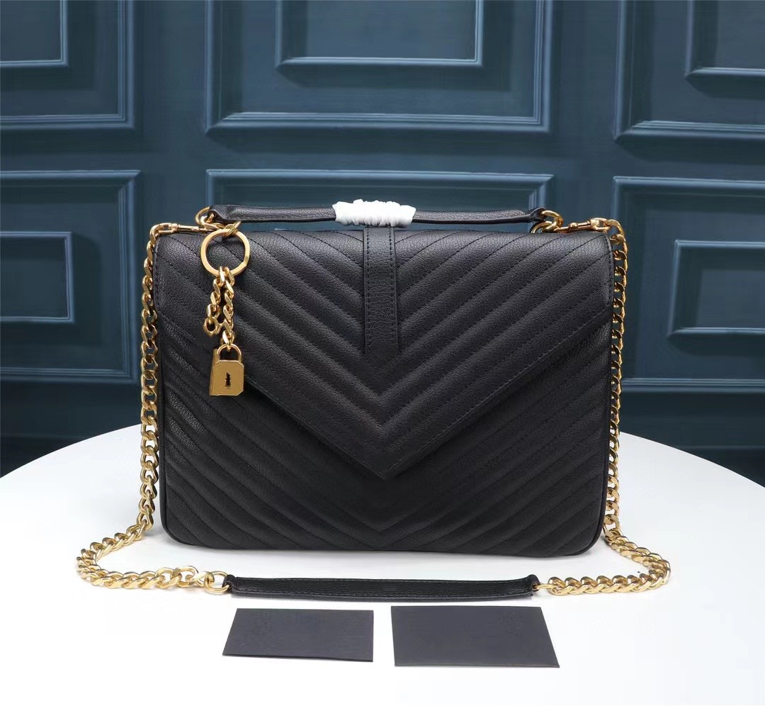Luxurys designers Fashion Flap bags womens quilted shoulder bag Gold Chain leather crossbody handbags purses black tote purse handbag Demon style classic, 10
Luxurys designers Fashion Flap bags womens quilted shoulder bag Gold Chain leather crossbody handbags purses black tote purse handbag Demon style classic, 10