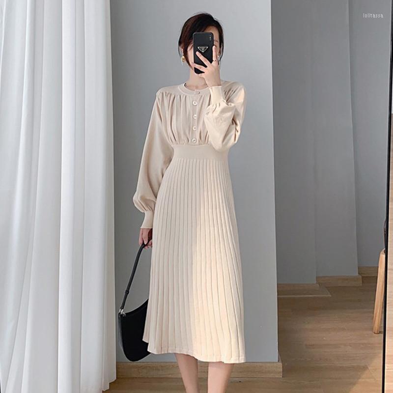 Casual Dresses Korean Midi Sweater Dress Women' Long Sleeve O-Neck Knitted Autumn And Winter 2023 Fashion Elegant, Black
Casual Dresses Korean Midi Sweater Dress Women' Long Sleeve O-Neck Knitted Autumn And Winter 2023 Fashion Elegant, Black