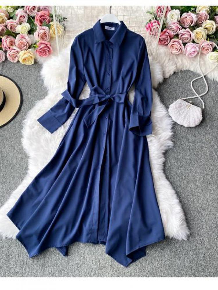 Casual Dresses ZCWXM Autumn Korean Red Shirt Dress Women Long Sleeve French Lace Up High Waist Slim Gothic Irregular Midi /Green Pink, Yellow
Casual Dresses ZCWXM Autumn Korean Red Shirt Dress Women Long Sleeve French Lace Up High Waist Slim Gothic Irregular Midi /Green Pink, Yellow