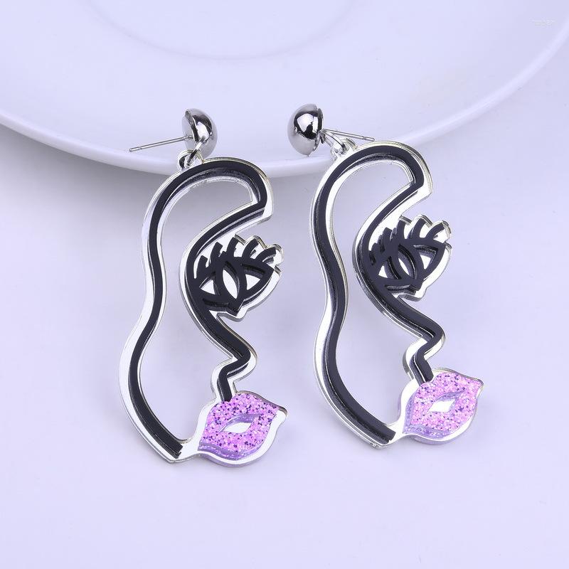 Dangle Earrings YAOLOGE Niche Funny Face Female Exaggerated Acrylic Jewelry For Women Long Personalized Creative Gifts
Dangle Earrings YAOLOGE Niche Funny Face Female Exaggerated Acrylic Jewelry For Women Long Personalized Creative Gifts