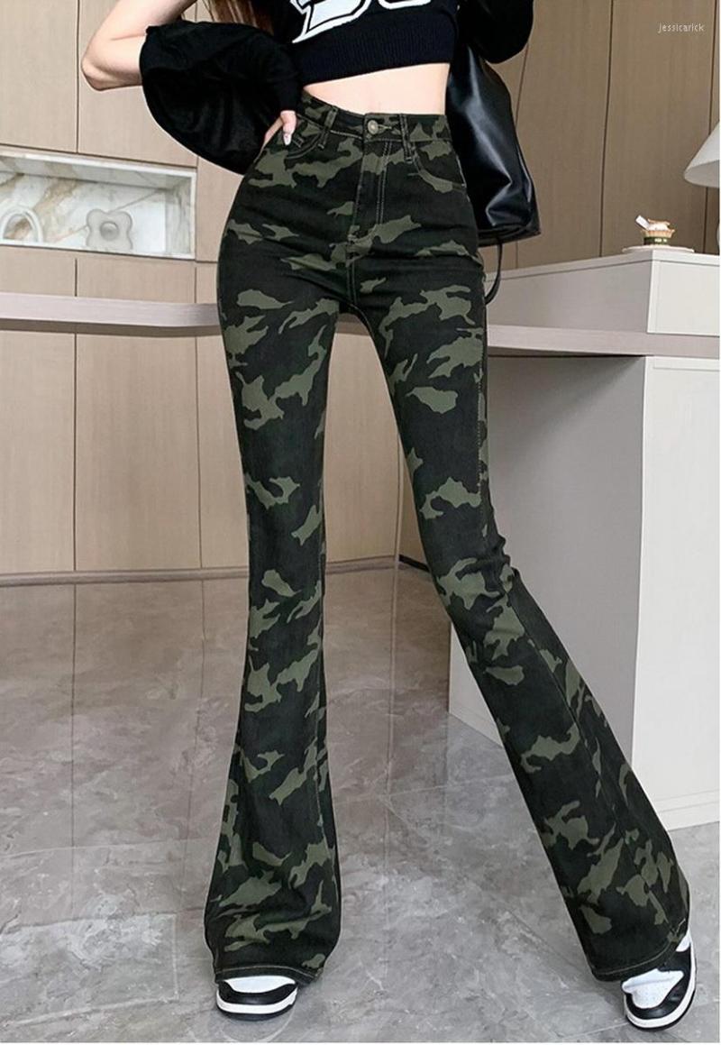 Women' Jeans Women Camouflage Flare High Waist Elastic Tall Lady Truosers Flared Leg Fitting Ladies Denim Pants 2023 Fashionable, Army green
Women' Jeans Women Camouflage Flare High Waist Elastic Tall Lady Truosers Flared Leg Fitting Ladies Denim Pants 2023 Fashionable, Army green