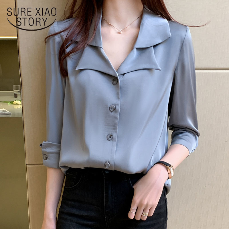 Women' Blouses Shirts Suit Collar Satin Blouses Solid Plus Size Female Clothes Korean Loose Shirt Long Sleeve Blouse Simple OL Feminine Blusas 11343 230313, White
Women' Blouses Shirts Suit Collar Satin Blouses Solid Plus Size Female Clothes Korean Loose Shirt Long Sleeve Blouse Simple OL Feminine Blusas 11343 230313, White