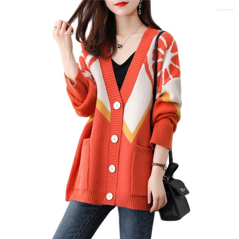 Women's Knits Spring Autumn 2023 Loose Sweater Ladies Knit Jacket Korean Students Knitted Cardigan Women's Coat Tops K189, Red
Women's Knits Spring Autumn 2023 Loose Sweater Ladies Knit Jacket Korean Students Knitted Cardigan Women's Coat Tops K189, Red