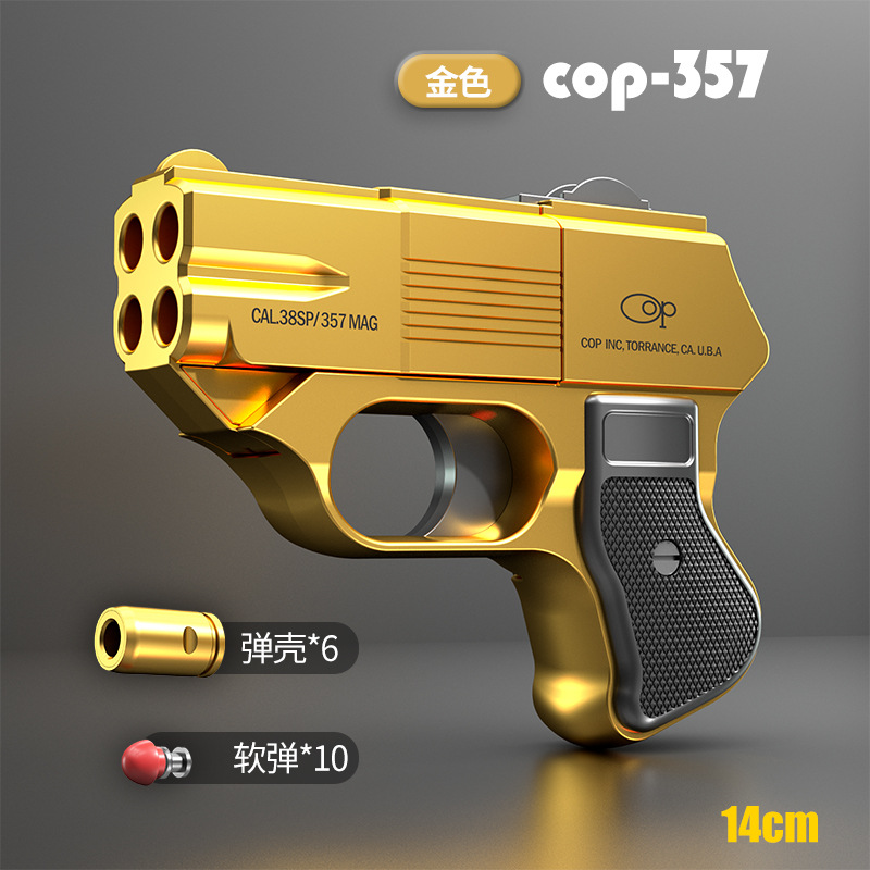 COP 357 Pistol Soft Bullet Shell Ejected Toy Guns Continuous Shooting Blaster Mini Pistola Gun For Adult Boys Birthday Gifts
COP 357 Pistol Soft Bullet Shell Ejected Toy Guns Continuous Shooting Blaster Mini Pistola Gun For Adult Boys Birthday Gifts