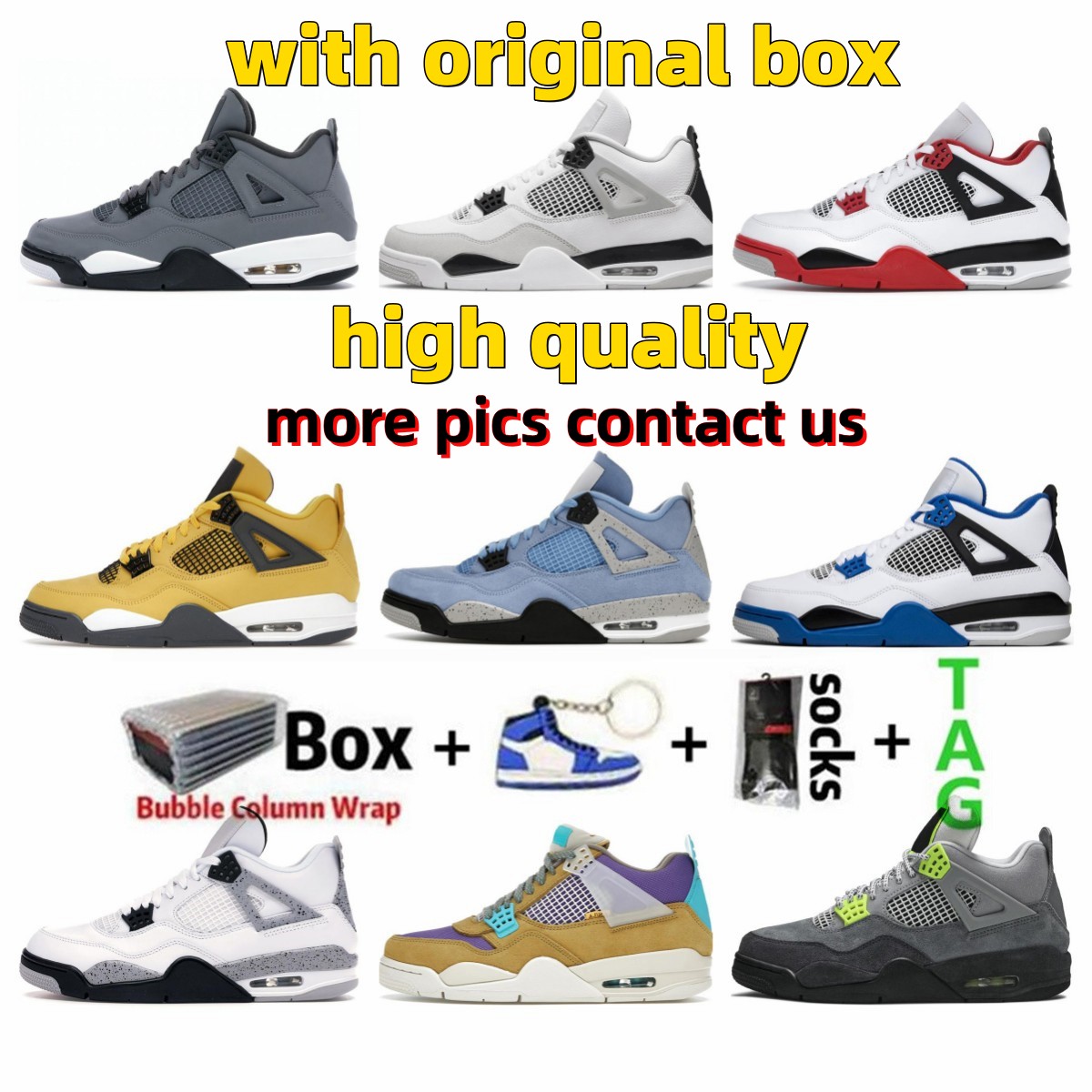 2023 Top Jorden Jumpman Dhgate Basketball Shoes 4 4s Red Thunder University Blue Taupe Haze 11 11s Midnight Navy Velvet Cool Grey Cherry Men Women Designer Sneakers
2023 Top Jorden Jumpman Dhgate Basketball Shoes 4 4s Red Thunder University Blue Taupe Haze 11 11s Midnight Navy Velvet Cool Grey Cherry Men Women Designer Sneakers