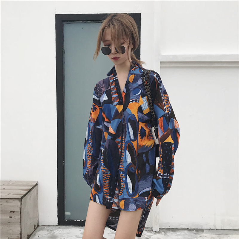 Women's Blouses & Shirts Retro Print Chiffon Shirt Women Clothing Spring Summer 2023 Single-Breasted Irregular Female Cardigan Tops Aq064Wom, Photo color
Women's Blouses & Shirts Retro Print Chiffon Shirt Women Clothing Spring Summer 2023 Single-Breasted Irregular Female Cardigan Tops Aq064Wom, Photo color