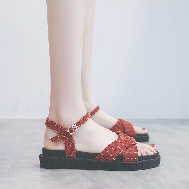 Sandals 2023 Summer Roman Style Women Korean College Flat Outer Wear Fashionable Platform, Orange
Sandals 2023 Summer Roman Style Women Korean College Flat Outer Wear Fashionable Platform, Orange