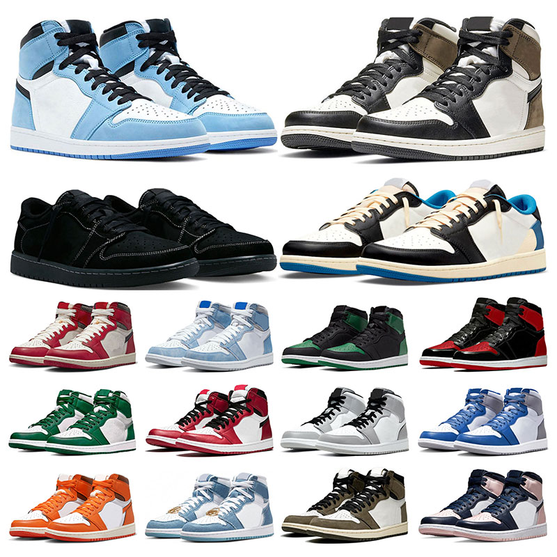 OG 1s men basketball shoes jumpman 1 Lost and Found Reverse Mocha University Blue Hyper Royal Bred Patent Chicago Georgetown sports trainers women sneakers size 5.5-13
OG 1s men basketball shoes jumpman 1 Lost and Found Reverse Mocha University Blue Hyper Royal Bred Patent Chicago Georgetown sports trainers women sneakers size 5.5-13