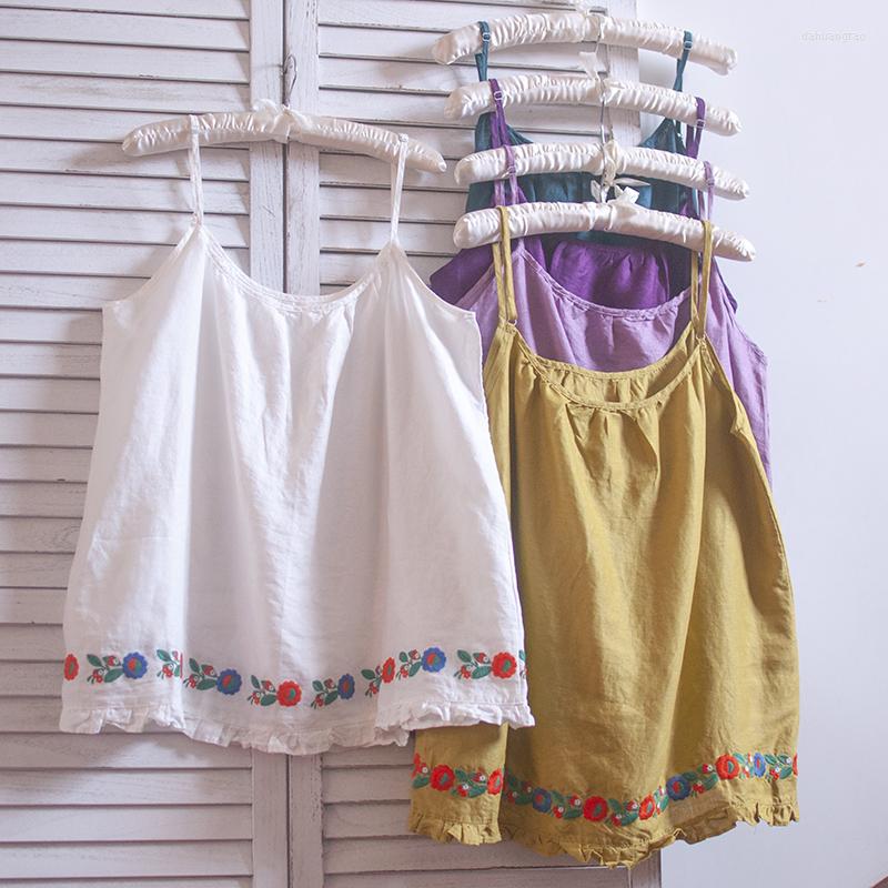 Women's Tanks TIYIHAILEY 2023 Summer Linen Tops Women Sleeveless Tees White Japan Style Loose Embroidery Camis Strap, Purple
Women's Tanks TIYIHAILEY 2023 Summer Linen Tops Women Sleeveless Tees White Japan Style Loose Embroidery Camis Strap, Purple