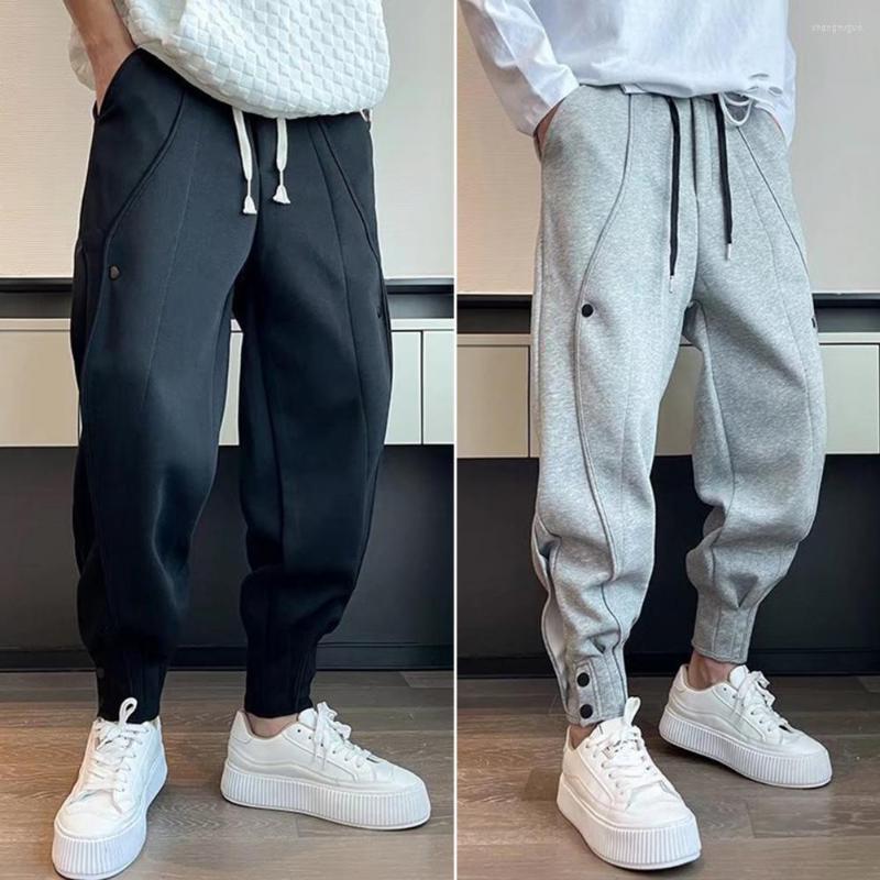 Men's Pants 2023 Men's Casual Sports Fashion Men Button Outdoors Elastic Zipper Bunched Foot Trousers For Daily Wear, Black
Men's Pants 2023 Men's Casual Sports Fashion Men Button Outdoors Elastic Zipper Bunched Foot Trousers For Daily Wear, Black