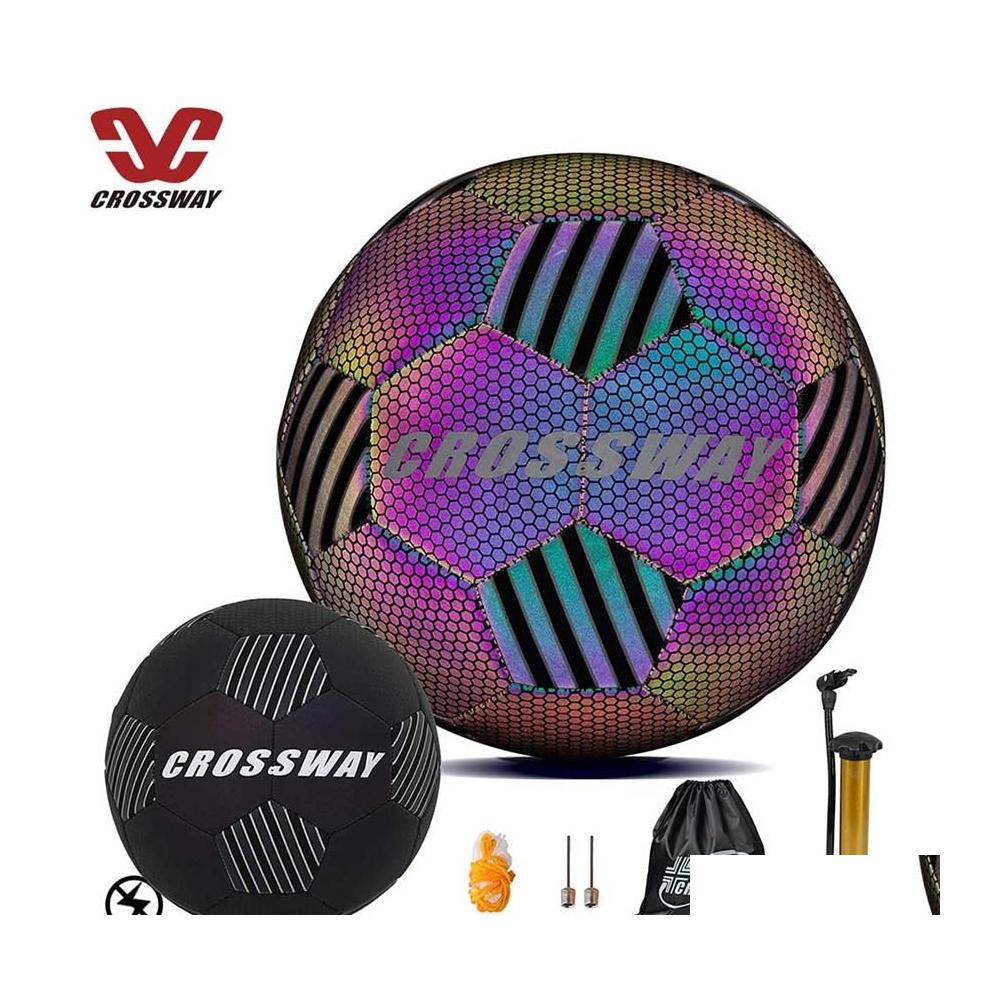 Balls Cool Soccer Ball With Honeycomb Texture Glowing Reflective Mti Color Reflect Football Size 5 Gift For Adts Youth Kids276K Drop Dhlnt
Balls Cool Soccer Ball With Honeycomb Texture Glowing Reflective Mti Color Reflect Football Size 5 Gift For Adts Youth Kids276K Drop Dhlnt