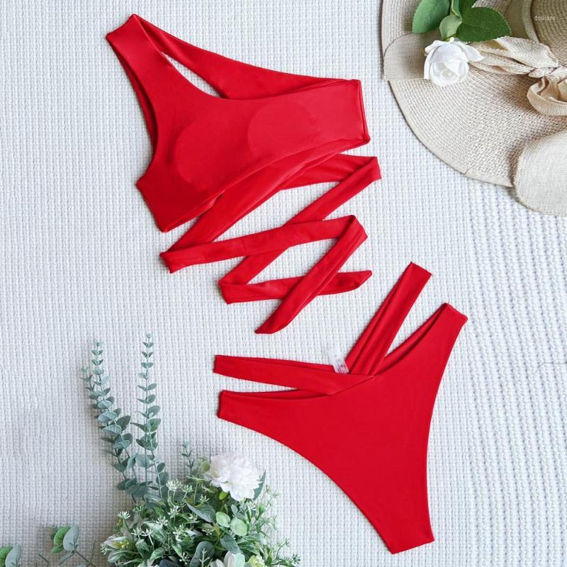 Women' Swimwear No Wire 2 Pcs/Set Sexy Soft Fabric Summer Bathing Suit Slim Fit Beach Bikini Set Solid Color Women Garment, Red
Women' Swimwear No Wire 2 Pcs/Set Sexy Soft Fabric Summer Bathing Suit Slim Fit Beach Bikini Set Solid Color Women Garment, Red