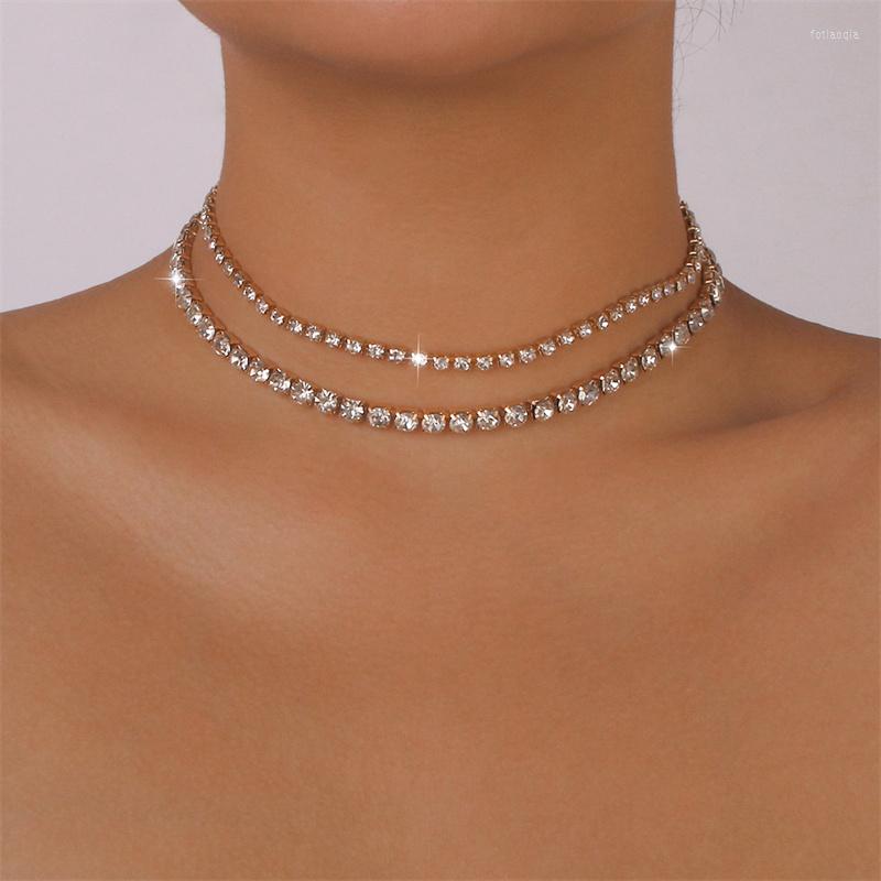 Chains Charm Sparkling Necklace For Women Vintage Silver Color Clavicle Chain Choker Jewelry Wedding Party Birthday Gifts Collar
Chains Charm Sparkling Necklace For Women Vintage Silver Color Clavicle Chain Choker Jewelry Wedding Party Birthday Gifts Collar
