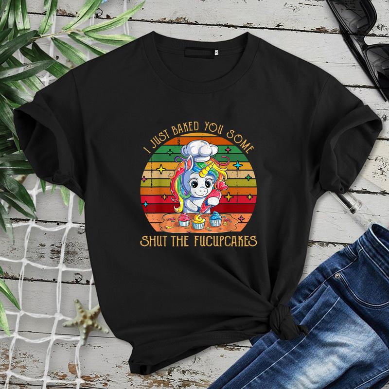 Women's T Shirts Harajuku Aesthetic I Just Baked You Some Shut The Fucupcakes Letter Print Fashion Casual Women, Female t-shirt 6
Women's T Shirts Harajuku Aesthetic I Just Baked You Some Shut The Fucupcakes Letter Print Fashion Casual Women, Female t-shirt 6
