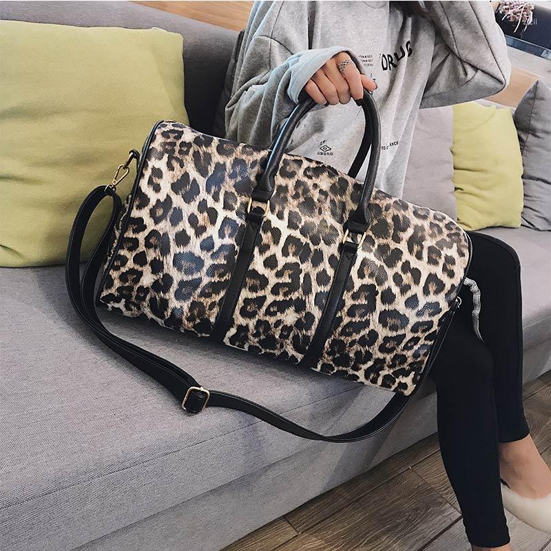 Duffel Bags Fashion Travel Bag Women Duffle Carry On Luggage Leopard Printing PU Leather Totes Ladies Big Overnight Weekend, White
Duffel Bags Fashion Travel Bag Women Duffle Carry On Luggage Leopard Printing PU Leather Totes Ladies Big Overnight Weekend, White