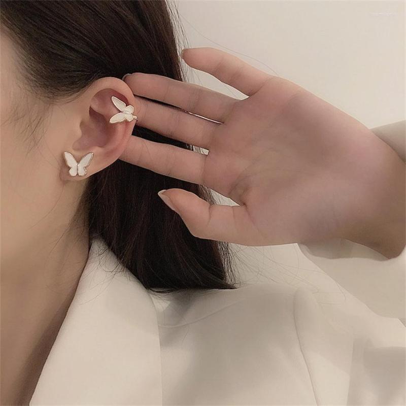 Stud Earrings Korean Acrylic Metal Butterfly Fashion Small Fresh And Sweet Ear Studs Women's Lovely Birthday Gift
Stud Earrings Korean Acrylic Metal Butterfly Fashion Small Fresh And Sweet Ear Studs Women's Lovely Birthday Gift