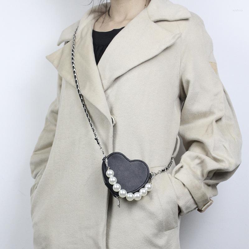 Evening Bags Women Mini Crossbody Bag Pearl Strap Love Heart Flap Quality Leather Chain Shoulder Messenger Female Handbag And Purse, Black
Evening Bags Women Mini Crossbody Bag Pearl Strap Love Heart Flap Quality Leather Chain Shoulder Messenger Female Handbag And Purse, Black