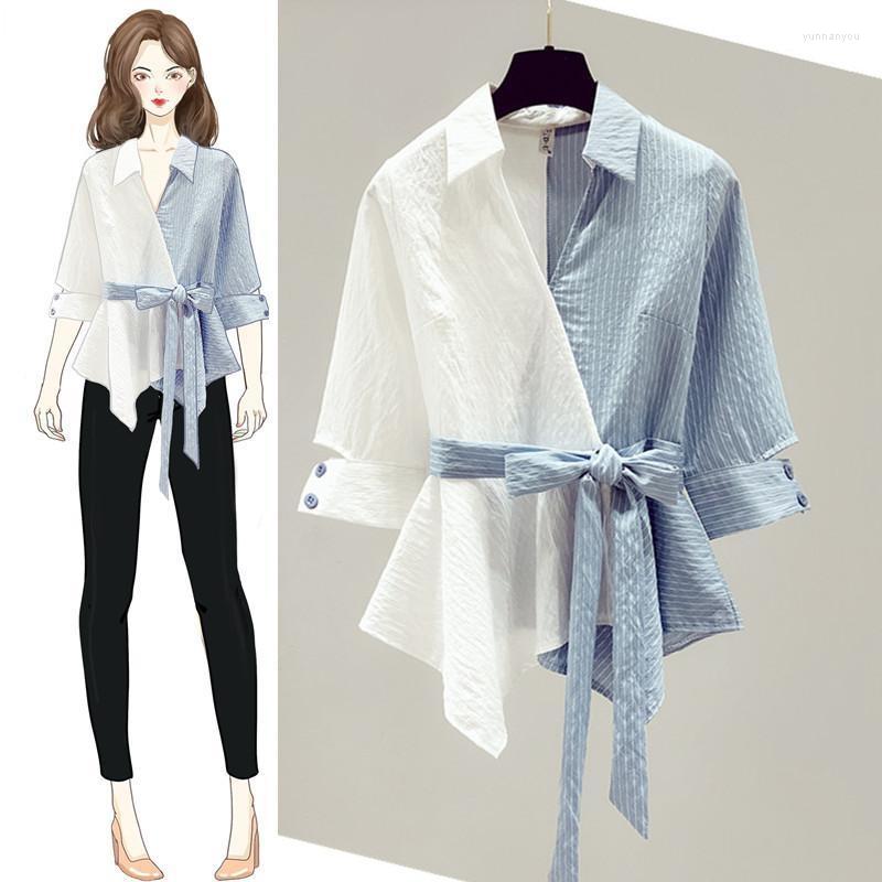 Women' Blouses Dress Summer Design Short Sleeve Chiffon Women' Shirt Irregular Top Vintage Clothes For Women Tops Shirts, Bai lan
Women' Blouses Dress Summer Design Short Sleeve Chiffon Women' Shirt Irregular Top Vintage Clothes For Women Tops Shirts, Bai lan