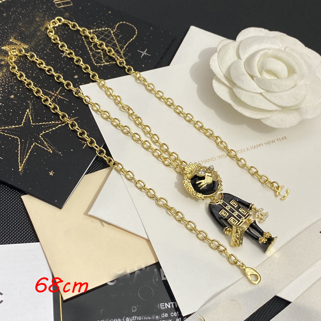 18K Gold Plated Brass Copper Doll Pendant Necklace LUXURY Women Designer Brand C-Letter Rhinestone Round Pearl Necklaces Choker Chain Wedding Jewelry Love Gifts
18K Gold Plated Brass Copper Doll Pendant Necklace LUXURY Women Designer Brand C-Letter Rhinestone Round Pearl Necklaces Choker Chain Wedding Jewelry Love Gifts