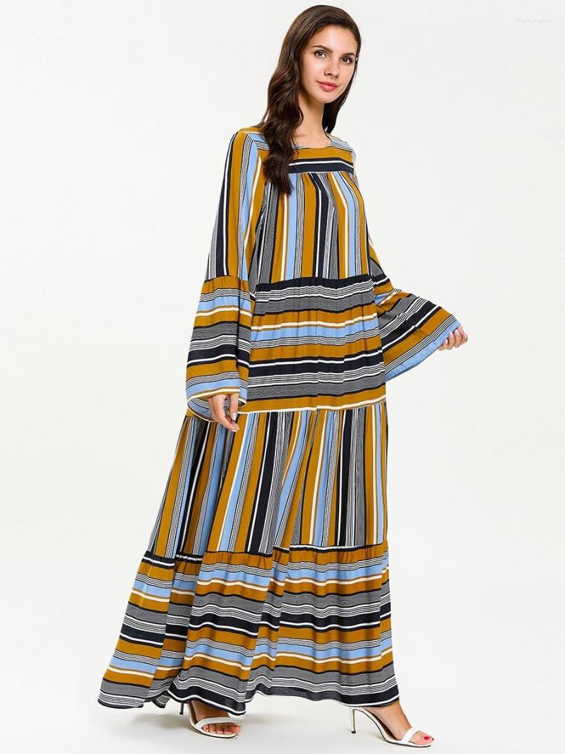 Casual Dresses Women's Thin Striped Panel Comfortable Maxi Dress Printed Elegant Lady Female, Picture color
Casual Dresses Women's Thin Striped Panel Comfortable Maxi Dress Printed Elegant Lady Female, Picture color