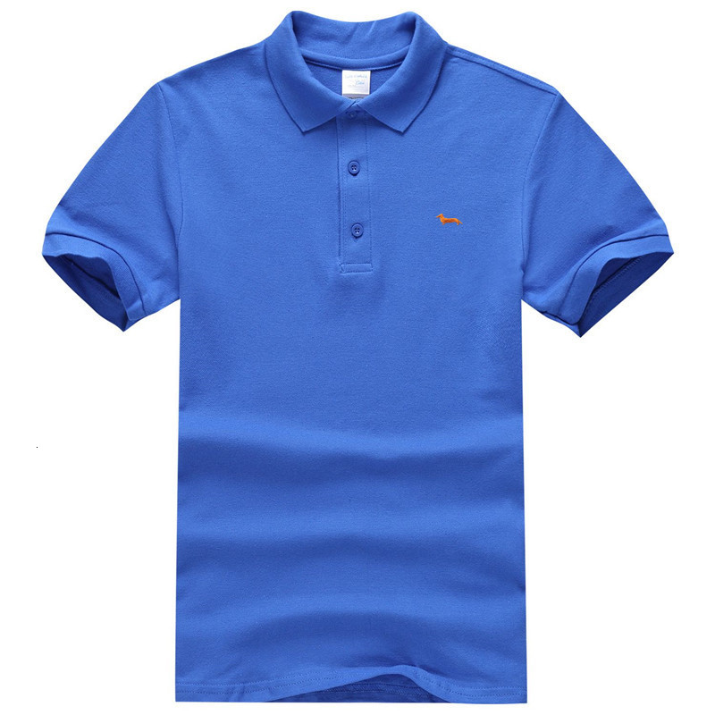 Men's T-Shirts Summer Casual Men Shirt Cotton Slim Fit Embroidery Harmont Soft Solid Short Sleeve Blaine Tops Tees t-shirt 230313