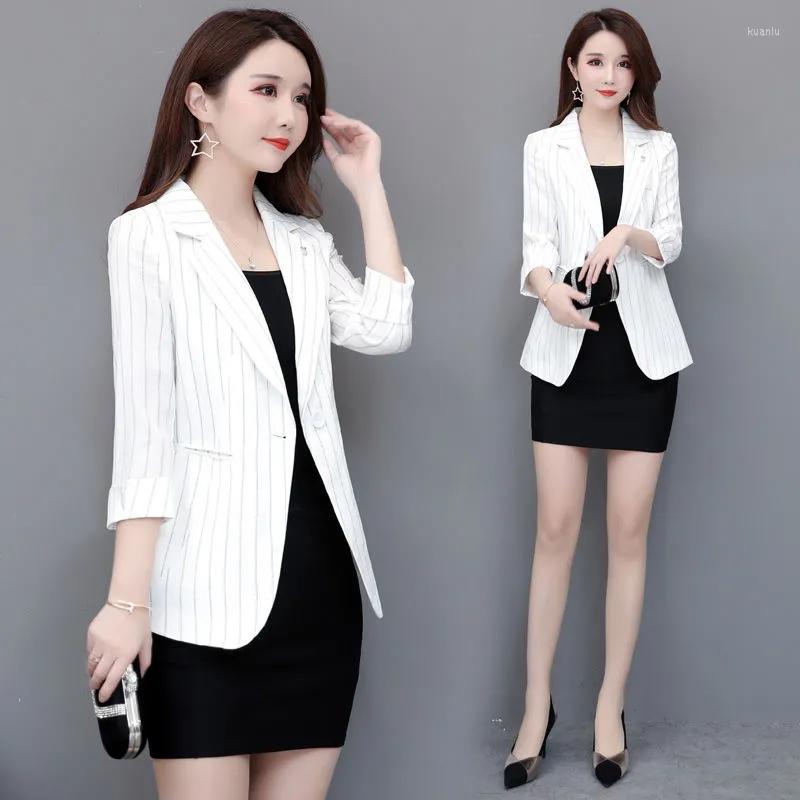 Women's Suits 2023 Spring Summer Striped Suit Women's Coat Fashion Korean Long Sleeve Blazer Women Jackets Casual Slim Ladies Tops, Black
Women's Suits 2023 Spring Summer Striped Suit Women's Coat Fashion Korean Long Sleeve Blazer Women Jackets Casual Slim Ladies Tops, Black
