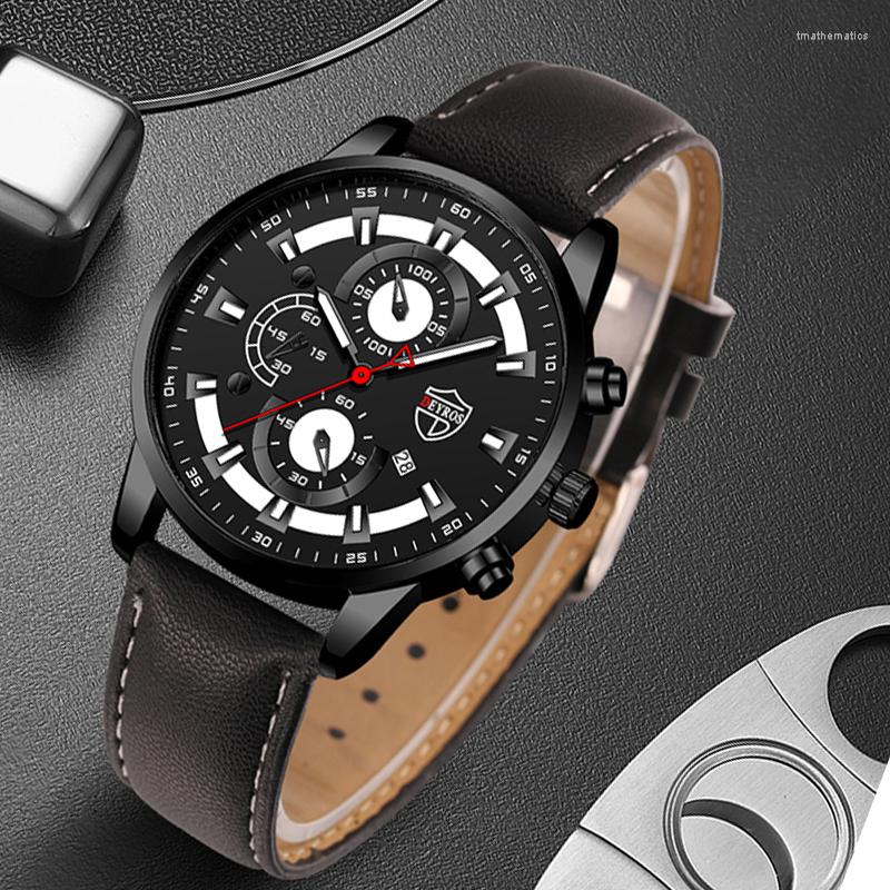 Wristwatches Fashion Mens Watches Luxury Men Business Quartz Wristwatch Calendar Luminous Clock Male Casual Sports Leather Bracelet Watch, Leather black gold
Wristwatches Fashion Mens Watches Luxury Men Business Quartz Wristwatch Calendar Luminous Clock Male Casual Sports Leather Bracelet Watch, Leather black gold