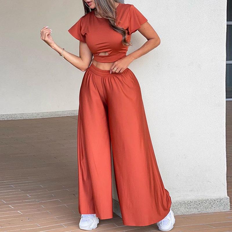 Women' Tracksuits Casual Short Sleeve Loose Outfits Elegant O-neck Hollow Blouse And Wide Leg Pant Suits 2023 Women Fashion Long Pants, 06 lotus pink
Women' Tracksuits Casual Short Sleeve Loose Outfits Elegant O-neck Hollow Blouse And Wide Leg Pant Suits 2023 Women Fashion Long Pants, 06 lotus pink