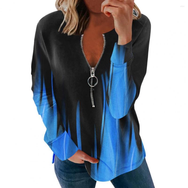 Women's Polos 2023 Summer Gradient Color Zipper Blouse Sleeve Long Print Loose V-neck Fashion 3XL, Red
Women's Polos 2023 Summer Gradient Color Zipper Blouse Sleeve Long Print Loose V-neck Fashion 3XL, Red