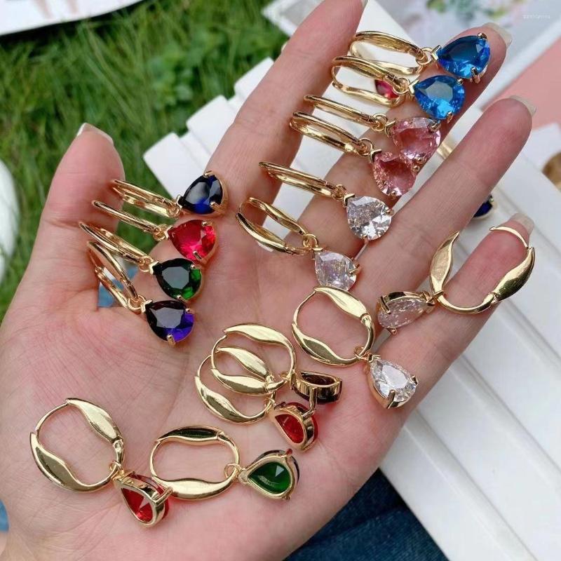 Hoop Earrings 5 Pairs Fashion Multicolor Zircon Water Drop Small For Women Pendant Piercing
Hoop Earrings 5 Pairs Fashion Multicolor Zircon Water Drop Small For Women Pendant Piercing