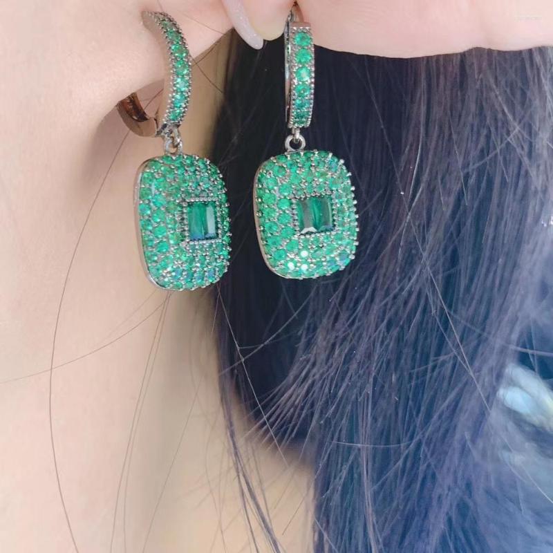 Hoop Earrings Famous Luxury High Jewelry Square CZ Earring For Women Accessories Full Cubic Zircon Pendientes Mujer Moda E9625
Hoop Earrings Famous Luxury High Jewelry Square CZ Earring For Women Accessories Full Cubic Zircon Pendientes Mujer Moda E9625