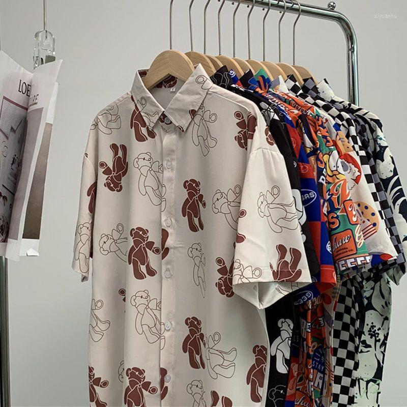 Women's Blouses Shirts Flower Printed Loose Summer Top Short Sleeve Harajuku Streetwear Students Vintage Retro Women Shirt, A6
Women's Blouses Shirts Flower Printed Loose Summer Top Short Sleeve Harajuku Streetwear Students Vintage Retro Women Shirt, A6