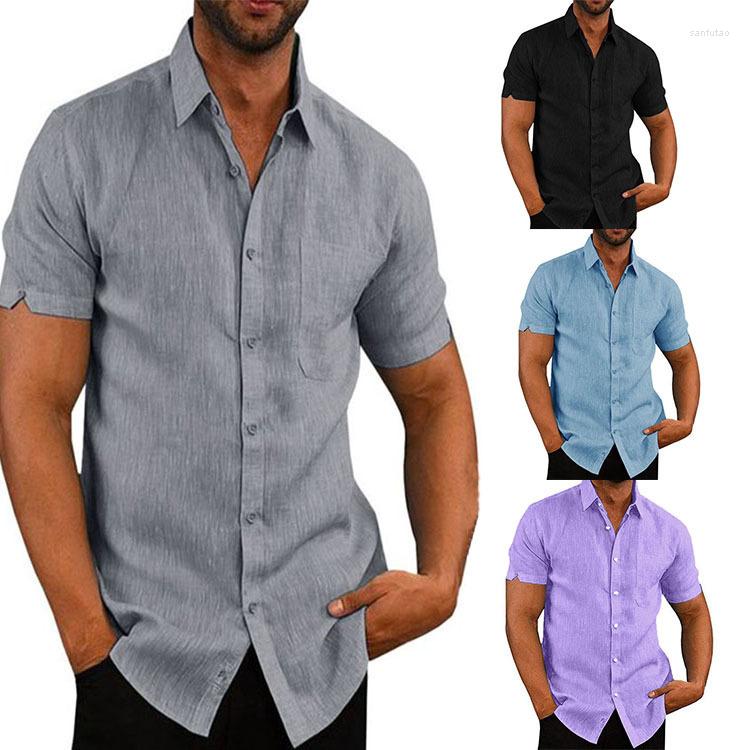 Men's Casual Shirts 2023 European And American 8 Color Summer Lapel Solid Short-sleeved Button Men's Shirt Clothing, Dark khaki
Men's Casual Shirts 2023 European And American 8 Color Summer Lapel Solid Short-sleeved Button Men's Shirt Clothing, Dark khaki