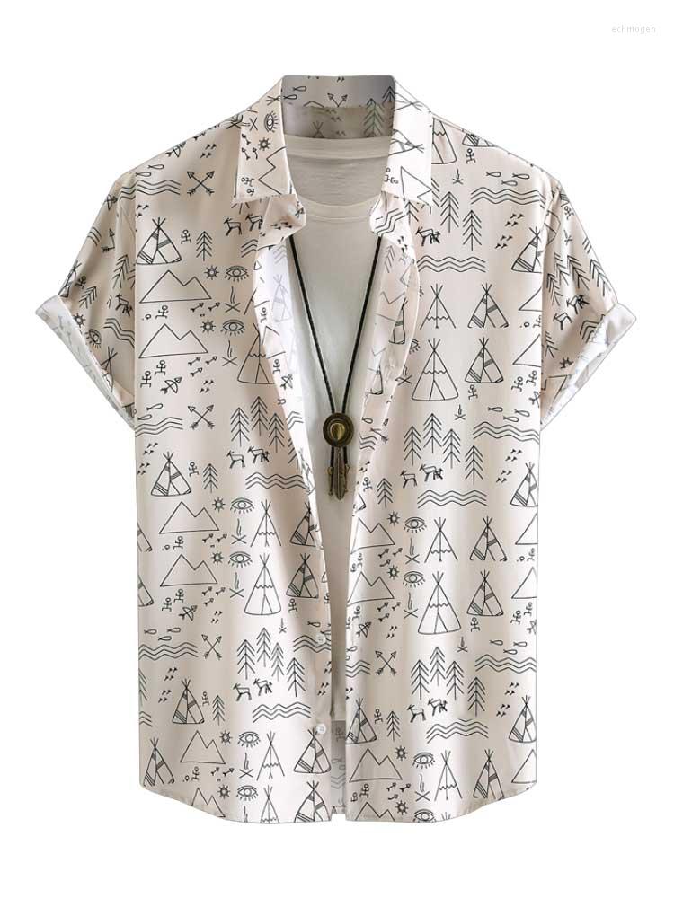 Men' Casual Shirts ZAFUL Hawaiian Men' Shirt Summer Geometric Figure Pattern Short Sleeves Softy Graphic Clothing Blouse Top, White
Men' Casual Shirts ZAFUL Hawaiian Men' Shirt Summer Geometric Figure Pattern Short Sleeves Softy Graphic Clothing Blouse Top, White
