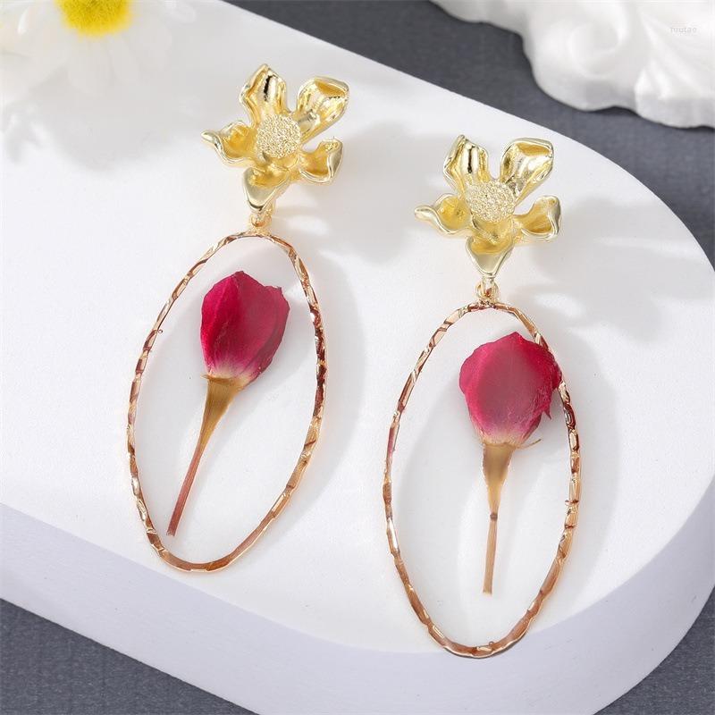 Dangle Earrings Mori Sweet Immortal Flower Lady Love Resin Rose Dried Creative Pansy
Dangle Earrings Mori Sweet Immortal Flower Lady Love Resin Rose Dried Creative Pansy