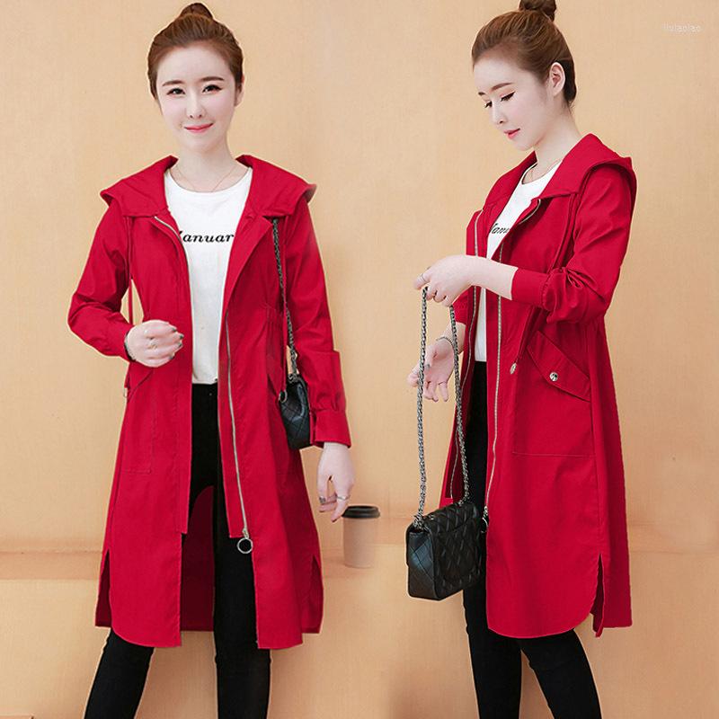 Women's Trench Coats Spring Autumn Coat Women 2023 Korean Fashion Loose Hooded Long Casual Windbreaker Female Thin Outerwear Tops, Khaki
Women's Trench Coats Spring Autumn Coat Women 2023 Korean Fashion Loose Hooded Long Casual Windbreaker Female Thin Outerwear Tops, Khaki