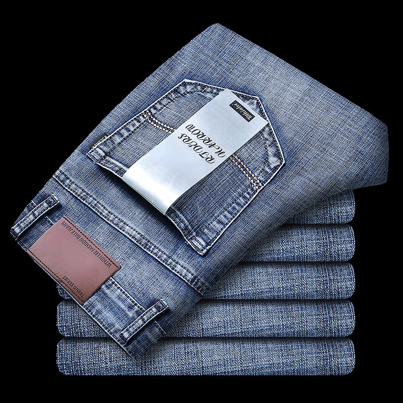 Men's Jeans Mens Jeans Spring Autumn Men's Smart Jeans Men Classic Jeans Business Fashion Straight Regular Blue Stretch Denim Trousers 230313, Black gray -816
Men's Jeans Mens Jeans Spring Autumn Men's Smart Jeans Men Classic Jeans Business Fashion Straight Regular Blue Stretch Denim Trousers 230313, Black gray -816