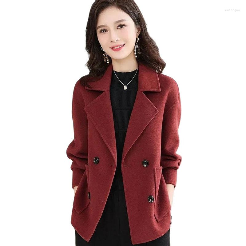 Women' Wool Woolen Coat Women Autumn Winter Overcoat Female Korean Loose Long Sleeve Short Coats Jackets Outerwear Tops, Green
Women' Wool Woolen Coat Women Autumn Winter Overcoat Female Korean Loose Long Sleeve Short Coats Jackets Outerwear Tops, Green