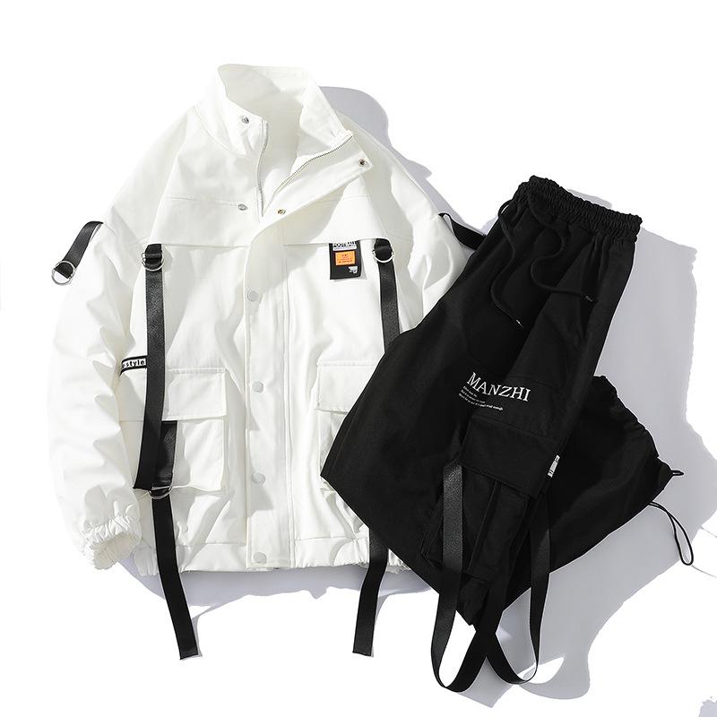 Men's Tracksuits 7XL- Men Tracksuit 2023 Stand Collar Jacket Suits Mens Safari Style Coats And Drawstring Pants 2 Pieces Sets Man Clothes, Black
Men's Tracksuits 7XL- Men Tracksuit 2023 Stand Collar Jacket Suits Mens Safari Style Coats And Drawstring Pants 2 Pieces Sets Man Clothes, Black