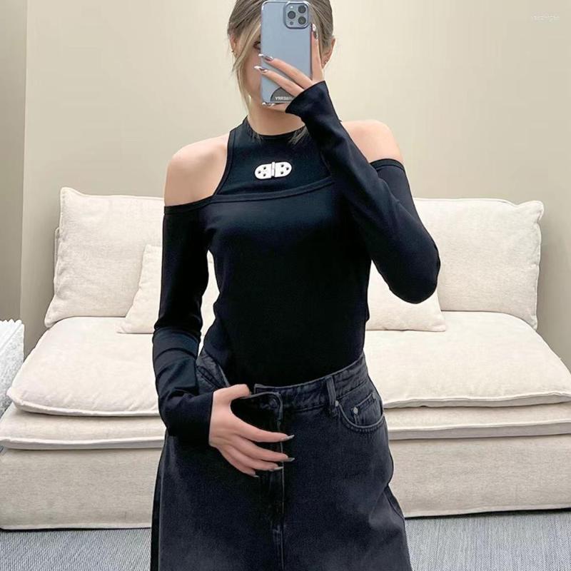 Women' T Shirts Black I-back Deconstructed Sexy Off-the-shoulder Women' Bottoming Shirt Top 2023 Autumn Fabric Elastic Comfortable
Women' T Shirts Black I-back Deconstructed Sexy Off-the-shoulder Women' Bottoming Shirt Top 2023 Autumn Fabric Elastic Comfortable