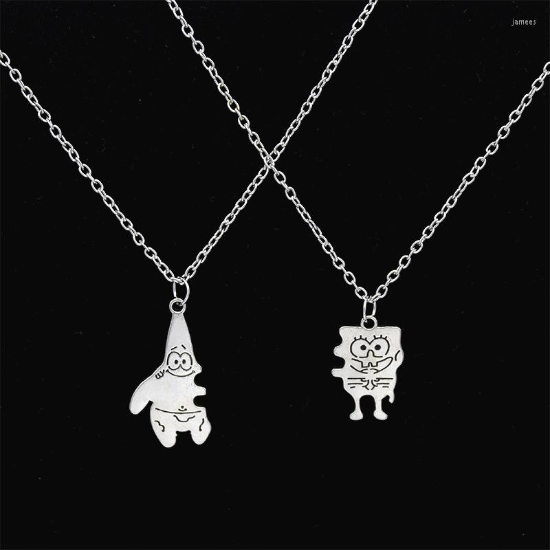 Chains 2Pcs/Set Fashion Friends Love Couple Pendant Necklace Cartoon Character Star Good Jewelry Gifts Wholesale
Chains 2Pcs/Set Fashion Friends Love Couple Pendant Necklace Cartoon Character Star Good Jewelry Gifts Wholesale