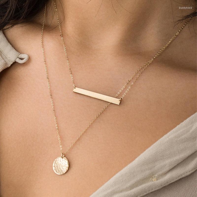 Pendant Necklaces Stainless Steel Necklace For Women Fashion Jewelry Lucky Gifts Drop Wholesale