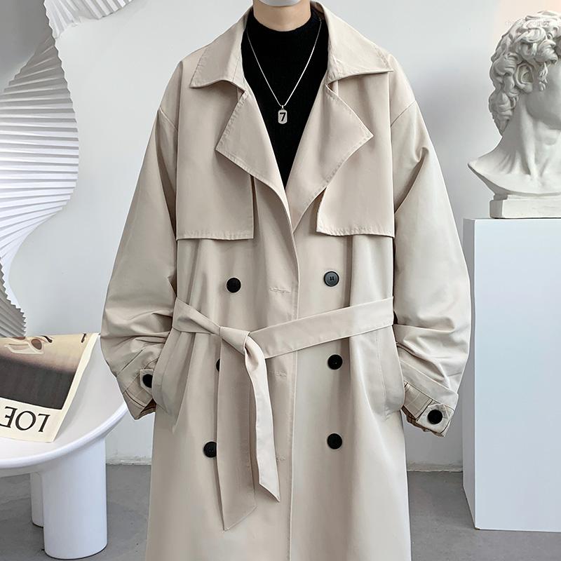 Men' Trench Coats 2023 Spring Autumn Long Oversized Khaki Black Coat Men Sashes Double Breasted Loose Casual Korean Fashion Windbreaker
Men' Trench Coats 2023 Spring Autumn Long Oversized Khaki Black Coat Men Sashes Double Breasted Loose Casual Korean Fashion Windbreaker